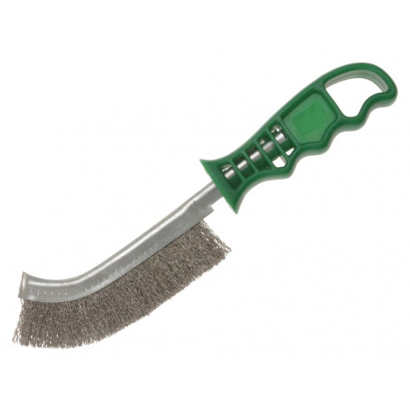 Lessmann 056.501 Universal Hand Brush 260mm x 28mm 0.3 Stainless Steel Wire