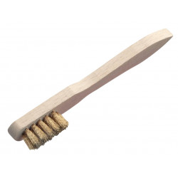 Lessmann 125.311 Spark Plug Brush 3 Row Brass Wire