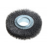 Lessmann 323.162 Wheel Brush D100mm x W20-22 x 30 Bore Steel Wire 0.30 + Adaptors Set 1