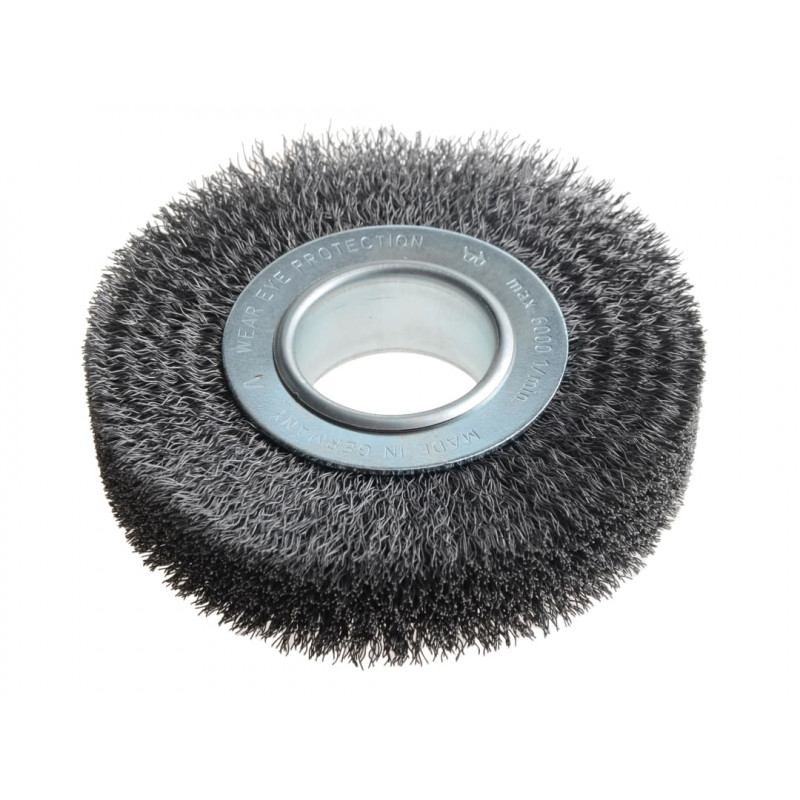 Lessmann 334.163 Wheel Brush D125mm x W29-31 x 40 Bore Steel Wire 0.30 + Adaptors Set 2 Lessmann 334.163 Wheel Brush D125mm x W29-31 x 40 Bore Steel Wire 0.30 + Adaptors Set 2
