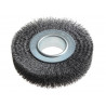 Lessmann 334.163 Wheel Brush D125mm x W29-31 x 40 Bore Steel Wire 0.30 + Adaptors Set 2