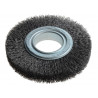 Lessmann 345.162 Wheel Brush D150mm x W23-25 x 50 Bore Steel Wire 0.30 + Adaptors Set 3