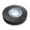 Lessmann 345.163 Wheel Brush D150mm x W30-32 x 50 Bore Steel Wire 0.30 + Adaptors Set 3