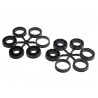 Lessmann 323.162 Wheel Brush D100mm x W20-22 x 30 Bore Steel Wire 0.30 + Adaptors Set 1
