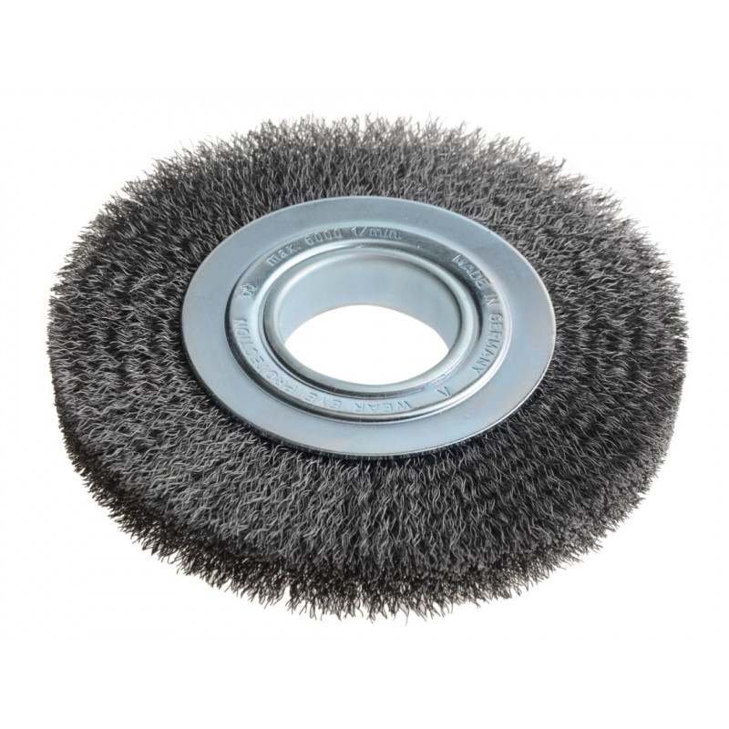 Lessmann 355.162 Wheel Brush D178mm x W23-25 x 50 Bore Steel Wire 0.30 + Adaptors Set 3 Lessmann 355.162 Wheel Brush D178mm x W23-25 x 50 Bore Steel Wire 0.30 + Adaptors Set 3