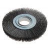 Lessmann 365.172 Wheel Brush D200mm x W24-27 x 50 Bore Steel Wire 0.35 + Adaptors Set 3