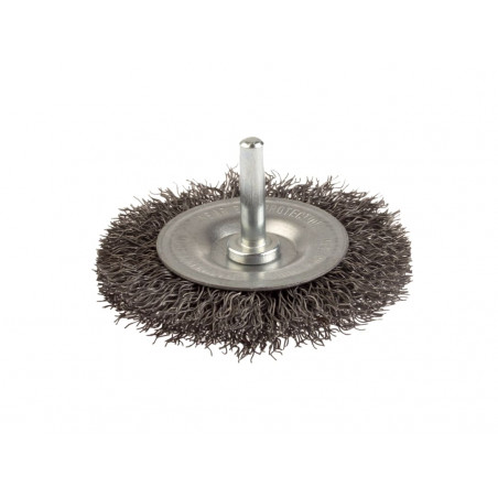 Lessmann 410.153.07 DIY Wheel Brush 100 x 10mm, 0.35 Steel Wire