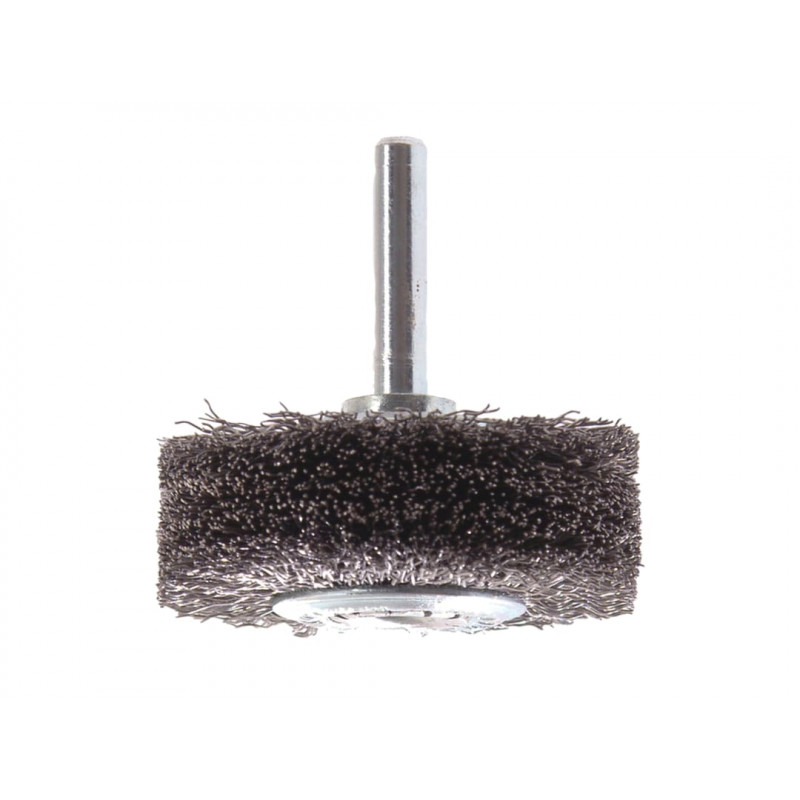 Lessmann 417.163 Wire Wheel Brush with Shank 70 x 13mm, 0.30 Steel Wire Lessmann 417.163 Wire Wheel Brush with Shank 70 x 13mm, 0.30 Steel Wire