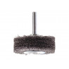 Lessmann 417.163 Wire Wheel Brush with Shank 70 x 13mm, 0.30 Steel Wire