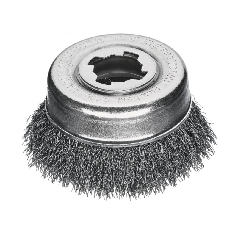 Lessmann 423.16X X-Lock Crimped Cup Steel Brush 85mm Non Spark
