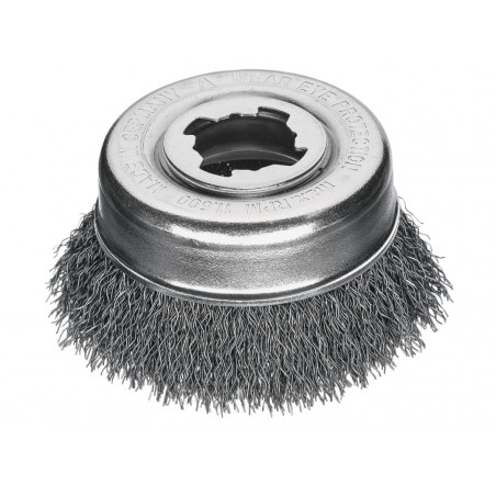 Lessmann 423.16X X-Lock Crimped Cup Steel Brush 85mm Non Spark