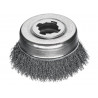 Lessmann 423.16X X-Lock Crimped Cup Steel Brush 85mm Non Spark