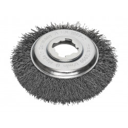 Lessmann 423.17X X-Lock Crimped Steel Bevel Brush 115mm Non Spark