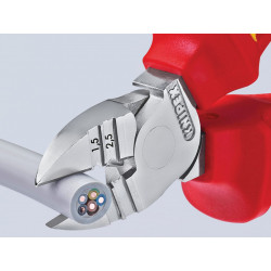 Knipex 14 26 160 SB VDE Diagonal Insulation Stripper 160mm