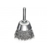 Lessmann 434.162 Cup Brush with Shank D40mm x H15mm, 0.30 Steel Wire