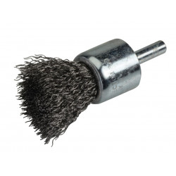 Lessmann 453.161.07 DIY End Brush with Shank 23mm, 0.30 Steel Wire