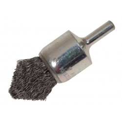 Lessmann 453.162 Pointed End Brush with Shank 23/68 x 25mm, 0.30 Steel Wire