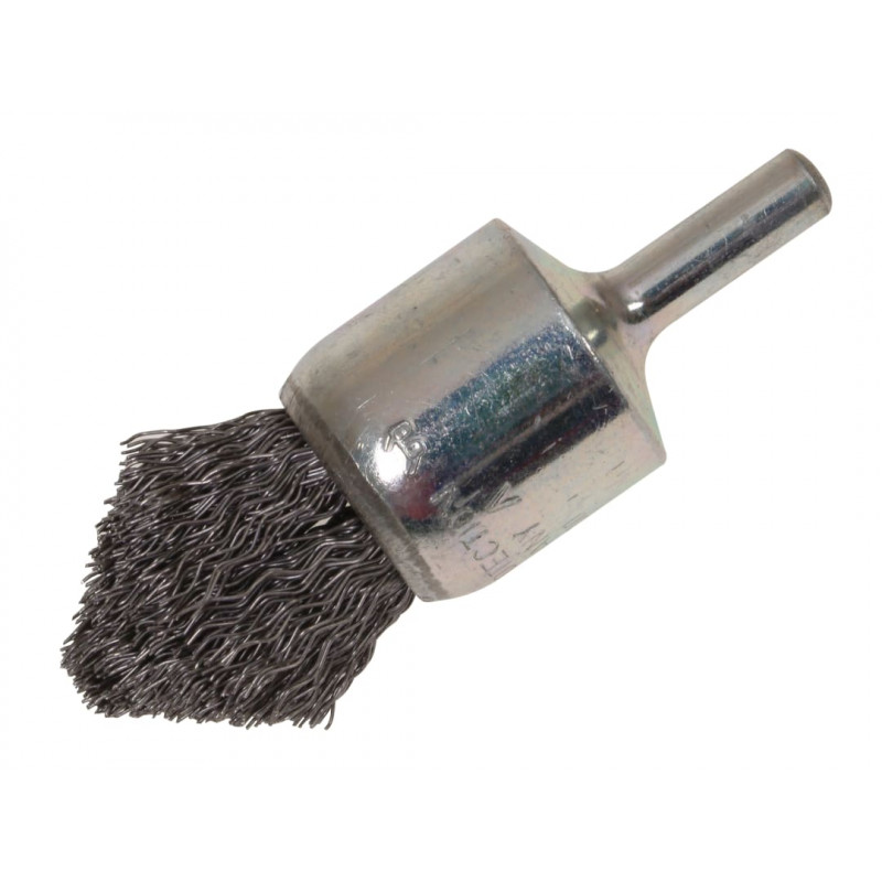 Lessmann 453.162 Pointed End Brush with Shank 23/68 x 25mm, 0.30 Steel Wire