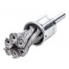 Lessmann 454.278 Knot End Brush with Shank 22mm, 0.35 Steel Wire