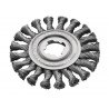 Lessmann 472.21X X-Lock Steel Knot Wheel Brush 115mm Non Spark