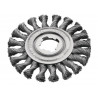 Lessmann 473.21X X-Lock Steel Knot Wheel Brush 125mm Non Spark