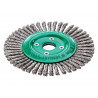 Lessmann 473.801.40 Pipeline Brush 40 Knots 125 x 22.2mm Bore Stainless Steel Wire