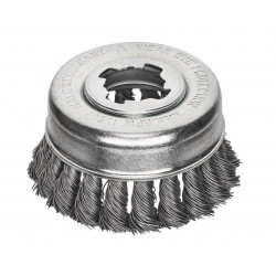 Lessmann 483.21X X-Lock Steel Knot Cup Brush 85mm Non Spark