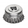 Lessmann 483.21X X-Lock Steel Knot Cup Brush 85mm Non Spark