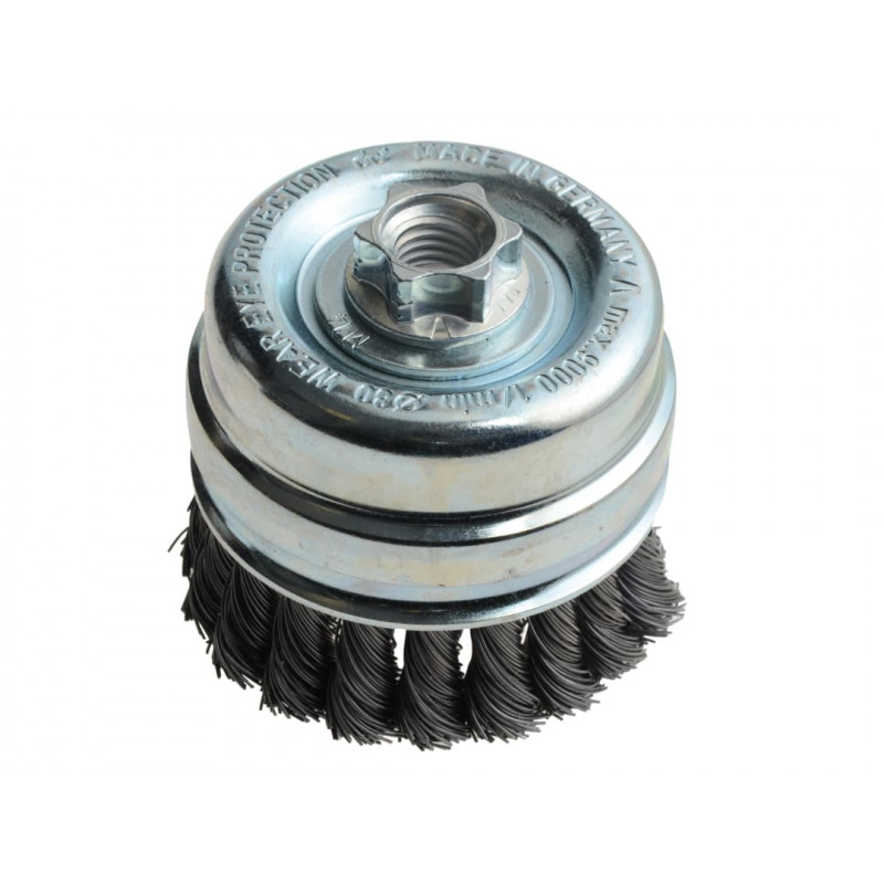 Lessmann 484.217 Knot Cup Brush 80mm M14x2, 0.50 Steel Wire* Lessmann 484.217 Knot Cup Brush 80mm M14x2, 0.50 Steel Wire*