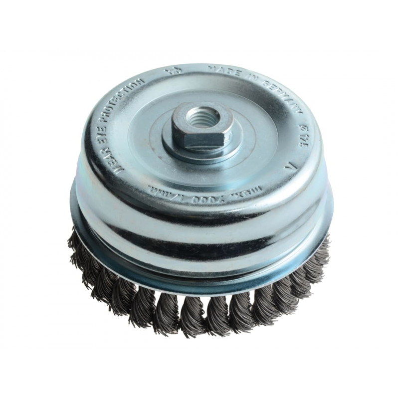 Lessmann 487.217 Knot Cup Brush 125mm M14x2.0, 0.50 Steel Wire* Lessmann 487.217 Knot Cup Brush 125mm M14x2.0, 0.50 Steel Wire*
