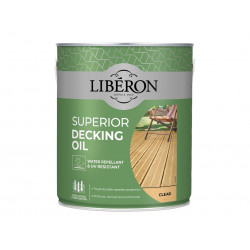 Liberon 126103 Superior Decking Oil Clear 2.5 litre