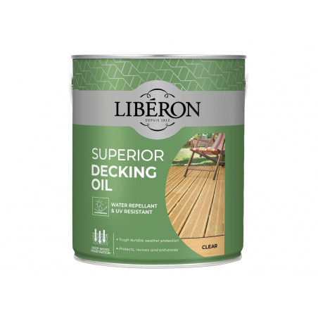 Liberon 126103 Superior Decking Oil Clear 2.5 litre