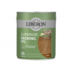 Liberon 126105 Superior Decking Oil Teak 2.5 litre