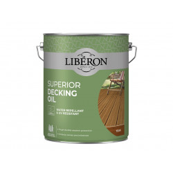 Liberon 126108 Superior Decking Oil Teak 5 litre