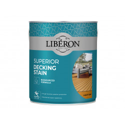 Liberon 126117 Superior Decking Stain Light Oak 2.5 litre