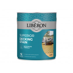 Liberon 126119 Superior Decking Stain Clear 2.5 litre