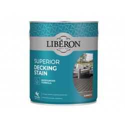 Liberon 126122 Superior Decking Stain Gun Metal 2.5 litre