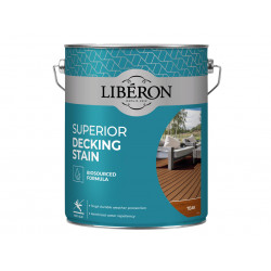 Liberon 126128 Superior Decking Stain Teak 5 litre