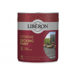 Liberon 126140 Extreme Decking Paint Dark Silver 2.5 litre