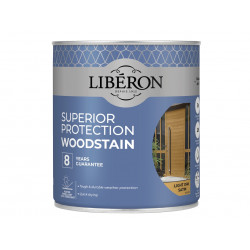 Liberon 126144 Superior Protection 8 Year Woodstain Light Oak Satin 750ml