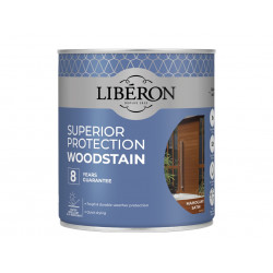 Liberon 126147 Superior Protection 8 Year Woodstain Mahogany Satin 750ml