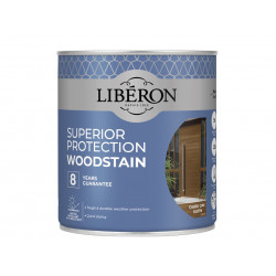 Liberon 126146 Superior Protection 8 Year Woodstain Dark Oak Satin 750ml