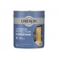 Liberon 126149 Superior Protection 8 Year Woodstain Clear Satin 2.5 litre