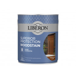 Liberon 126153 Superior Protection 8 Year Woodstain Mahogany Satin 2.5 litre