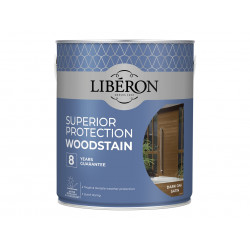 Liberon 126152 Superior Protection 8 Year Woodstain Dark Oak Satin 2.5 litre