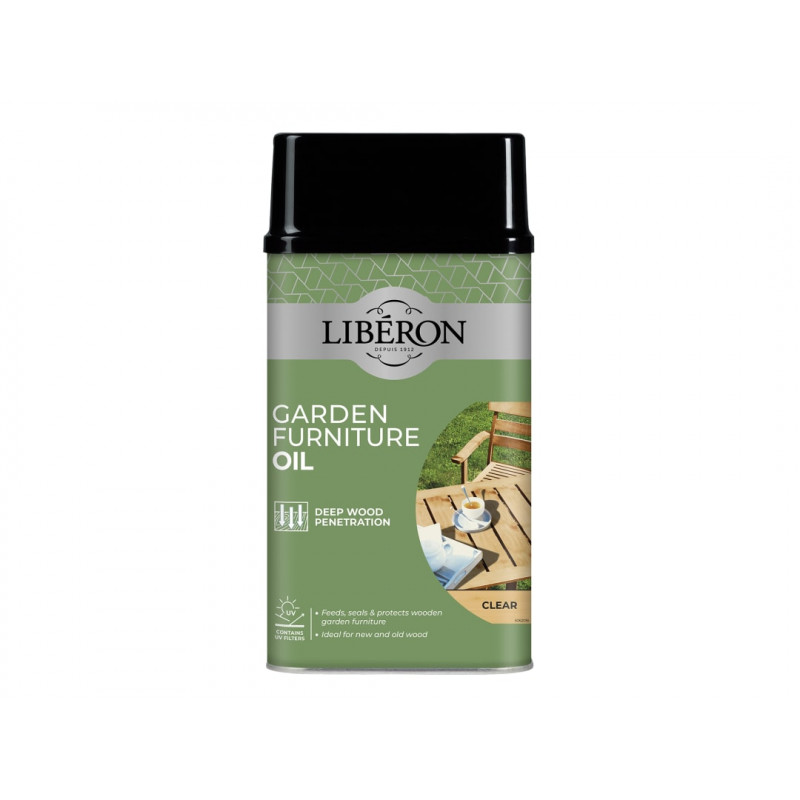 Liberon 126170 Garden Furniture Oil Clear 500ml Liberon 126170 Garden Furniture Oil Clear 500ml