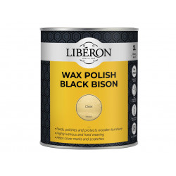 Liberon 126883 Black Bison Wax Paste Clear 1kg