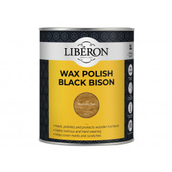 Liberon 126885 Black Bison Wax Paste Medium Oak 1kg