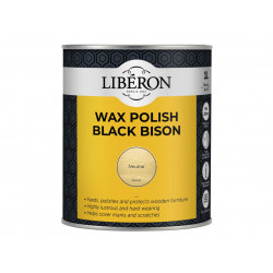 Liberon 126886 Black Bison Wax Paste Neutral 1kg