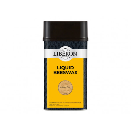 Liberon 126814 Liquid Beeswax Antique Pine 1 litre
